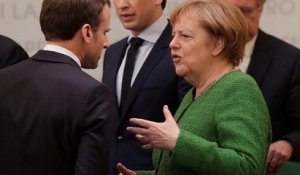 Angela Merkel évoque "des différences de mentalités" avec Emmanuel Macron