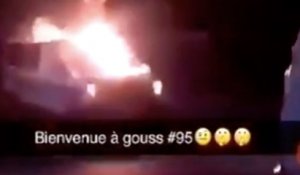 Un piège aux coktails Molotov tendu aux policiers filmé et diffusé sur Internet à Goussainville (95)