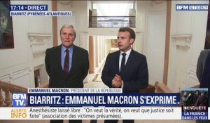 Biarritz: Emmanuel Macron s’exprime