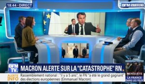 Emmanuel Macron alerte sur la "catastrophe" RN