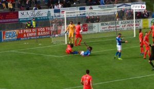 J34 : US Concarneau - Bourg-Peronnas 01 ( 0-0 ), le résumé