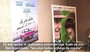 Cannes: Lelouch présente la suite d'"un homme et une femme"