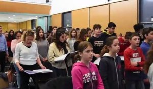Orange : 600 élèves répètent pour le concert Pop the opera