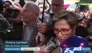 Affaire Vincent Lambert : les parents mobilisés devant l'hôpital de Reims