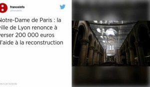 Notre-Dame de Paris : Lyon renonce à verser 200 000 euros d’aide