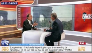 François Hollande: "Je soutiens la liste socialiste de Raphaël Glucksmann parce que je suis socialiste"
