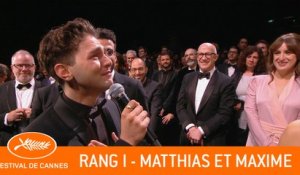 MATTHIAS ET MAXIME - Rang I - Cannes 2019 - VF