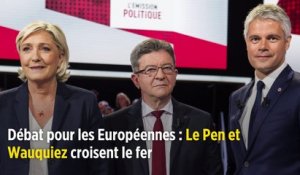 Débat pour les Européennes : Le Pen et Wauquiez croisent le fer