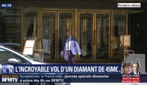 L'incroyable vol d'un diamant de 45 millions d'euros dans un hôtel parisien
