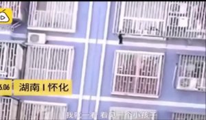 Héros du jour, ce chinois escalade 5 étages pour sauver un bébé suspendu dans le vide