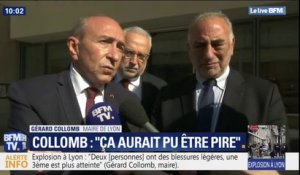 Gérard Collomb sur l'explosion à Lyon: "Ça aurait pu être pire"