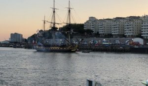 Arrivée canon de l’Hermione