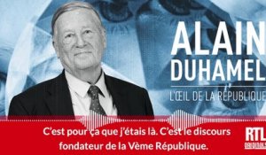 Le "choc politique" d'Alain Duhamel face au général de Gaulle