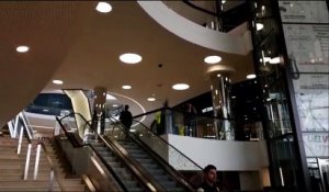 Visite du centre commercial de La Cloche D'Or  à Luxembourg