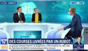 Des courses livrées par un robot