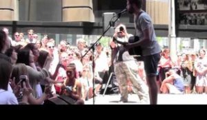 LIVE: Passenger performing "Holes" in Martin Place, Sydney