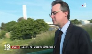 Rocades : une baisse de la vitesse inefficace à Rennes
