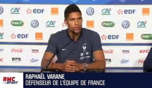 Equipe de France : "Mbappé a des responsabilités (avec les Bleus)" estime Varane