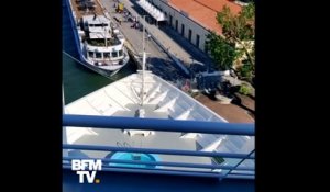 À bord du MSC Opera, ce passager a filmé le moment où le paquebot percute le quai et un autre bateau à Venise