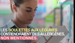 Rappel de barquettes de falafel auchan pour présence d’allergènes