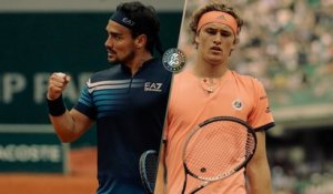 Roland-Garros 2019 : Le résumé de Fabio Fognini - Alexander Zverev