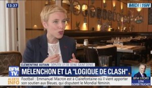 Clémentine Autain fustige la "logique de clash" de Jean-Luc Mélenchon