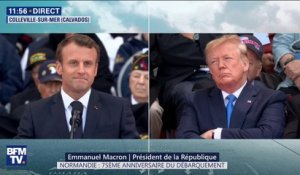 Emmanuel Macron: "L'Amérique, cher Président Trump, n'est jamais aussi grande que lorsqu'elle se bat pour la liberté des autres"