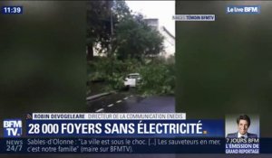 Tempête Miguel: "Plus de 1000 techniciens d'urgence électricité" sont déployés pour rétablir le courant d'après Enedis