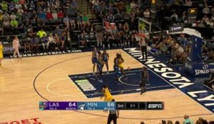 Riquna Williams 3-pointers in Minnesota Lynx vs. Los Angeles Sparks