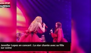 Jennifer Lopez en concert : La star chante avec sa fille sur scène (vidéo)