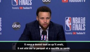 Finals - Curry : "Je suis tellement mal pour KD"