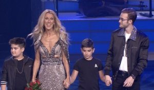 Céline Dion: pour sa dernière à Vegas, ses enfants la rejoignent sur scène