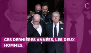 Alain Delon marqué par les mots de son ami Jean-Paul Belmondo, à la mort de Mireille Darc