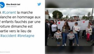 Enfants fauchés à Lorient : un millier de personnes pour la marche blanche