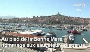 A Marseille, hommage aux sauveteurs disparus des Sables-d'Olonne