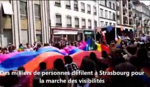 Strasbourg : des milliers de personnes pour la marche des visibilités