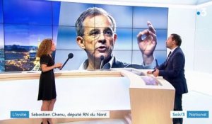 RN : Sébastien Chenu veut rassembler ceux qui ne veulent pas "se faire vassaliser par Macron"