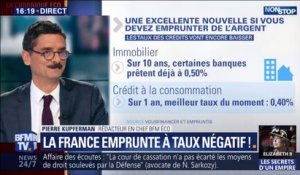 Emprunt à taux négatif: une excellente nouvelle pour les Français...Sauf les épargnants