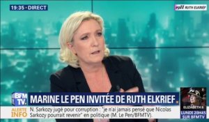 Marine Le Pen dénonce "le procès d'intention permanent qu'on fait" à Donald Trump