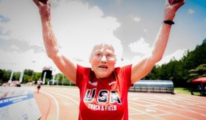 Âgée de 103 ans, elle remporte une nouvelle médaille d'or au 100 mètres !