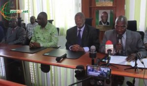 DIALOGUE POUVOIR-OPPOSITION : CONFERENCE DE PRESSE DE L'OPPOSITION RELATIVE A LA REFORME DE LA CEI