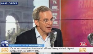 Thierry Mariani (RN): "Avoir voté Glucksmann, Bellamy, ou Loiseau, ça finira dans la même coalition" au Parlement européen