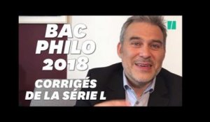 Bac de philo 2018: Le corrigé pour la série L