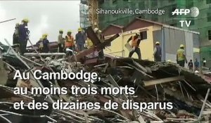 Cambodge: un bâtiment s'écroule, 3 morts et de nombreux disparus