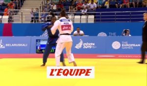 Priscilla Gneto ne passe pas les huitièmes - Jeux Européens - Judo