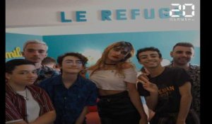 Nice: Bilal Hassani rend visite aux jeunes du Refuge