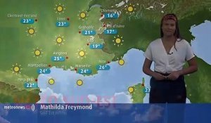 Votre météo du vendredi 28 juin : Il fait encore très chaud, plus de 40°C à Avignon...