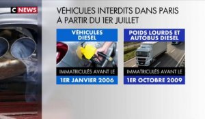 Paris : les véhicules classés Crit’Air 4 interdits ce lundi