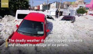 Mexique : Découvrez les images impressionnantes de Guadalajara sous 2 mètres de grêle après un terrible orage