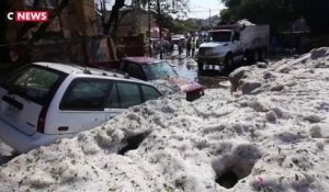 Mexique : plus de 2 mètres de grêle sont tombés à Guadalajara